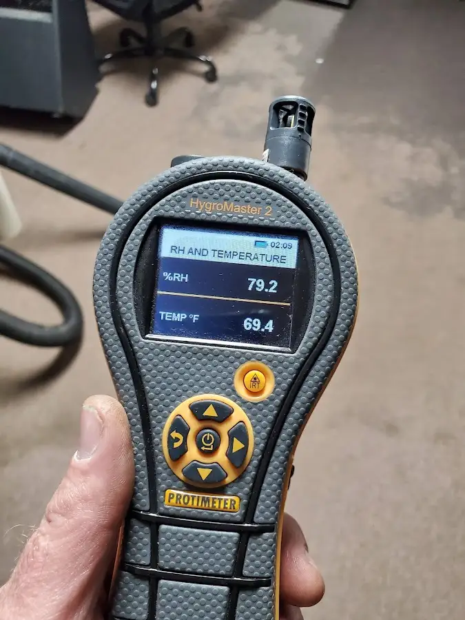 Moisture meter humidity assessment for Fire & Smoke Damage Restoration in West Jordan
